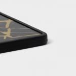 Доска разделочная Доляна «Gallda», 30?20 см, прямоугольная, чёрная