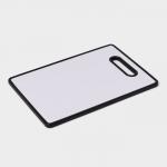 Доска разделочная Доляна «Gallda», 30?20 см, прямоугольная, чёрная