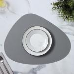 Салфетка сервировочная на стол Доляна «Тэм», 45?35 см, серая