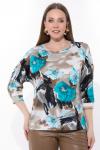 *Блузон Каскад (цветы)