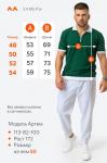 Мужская футболка-поло из вязаного трикотажа Happyfox