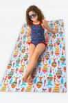 Полотенце пляжное вафельное 80Х150 Happy Fox Home