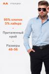 Мужская приталенная рубашка с длинным рукавом Happyfox