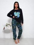 Костюм с брюками (01027. бирюзовый)