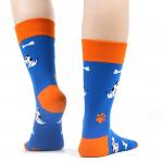 В мире животных | Носки "Бультерьер и его любимая косточка", р-р 38-44