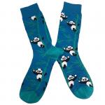 В мире животных | Носки "Большая панда или Бамбуковый медведь", р-р 40-44 (лазурный)