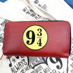 Гарри Поттер | Большой кошелек Платформа 9? , р-р 19х10,5х2,5см (темно-красный)