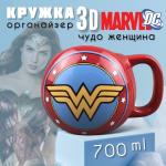 DC Comics | 3D кружка "Чудо Женщина”, р-р 700 мл