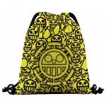 62016 One Piece | Рюкзак текстильный "Символ Трафальгара", р-р 39х32 (желтый)