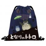 62085 Мир Миядзаки | Рюкзак текстильный "Волшебные соседи", р-р 39х32 (синий)