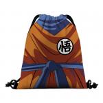 62214 Dragon Ball | Сумка-рюкзак текстильный "Гоку", р-р 39х32 (сине-оранжевая)