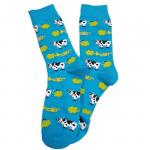 В мире животных | Носки "Доброе утро, Деревня!", р-р 40-44 (яркий голубой)