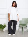 Футболка женская оверсайз (01004, белый)