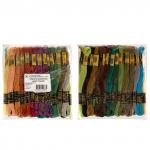 Нитки для вышивания "ПНК им. Кирова" мулине "Осенний" 100% мерсеризованный хлопок 25 x 10 м