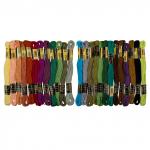 Нитки для вышивания "ПНК им. Кирова" мулине "Осенний" 100% мерсеризованный хлопок 25 x 10 м