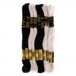 Нитки для вышивания "ПНК им. Кирова" мулине "Рояль" 100% мерсеризованный хлопок 8 x 10 м