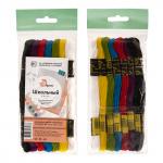 Нитки для вышивания "ПНК им. Кирова" мулине "Школьный" 100% хлопок 7 цв. x 10 м