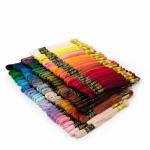 Нитки для вышивания "ПНК им. Кирова" мулине 100% хлопок 100 цв. x 10 м