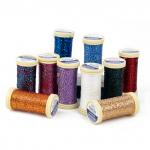 Нитки для вышивания "Gamma" "Brill" мулине М металлик 100% полиэстер 5 x 50 м