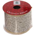 Лента для декорирования "Волшебные искры" 6,3 см, 2,7 м, Шампань