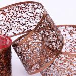 Лента для декорирования "Волшебные искры" 6,3 см, 2,7 м, Шоколад