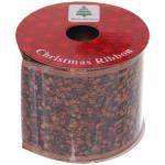 Лента для декорирования "Волшебные искры" 6,3 см, 2,7 м, Шоколад