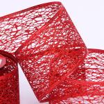 Лента для декорирования "Сказка" 6,3 см, 2,7 м, Рубин