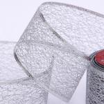 Лента для декорирования "Сказка" 6,3 см, 2,7 м, Серебро