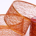 Лента для декорирования "Сказка" 6,3 см, 2,7  м, Медный