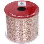 Лента для декорирования "Волшебные искры" 6,3 см, 2,7 м, Розовое золото