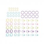 Для вязания "Gamma" MK-70 кольца маркировочные пластик 70 шт