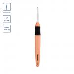 Для вязания "Gamma" CH-LD крючок с подсветкой пластик d 6.0 мм 15.6 см в картонной упаковке с европодвесом