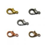 "Zlatka" Замок для бус "карабин" малый DM-01 10 мм 50 шт ±2 шт