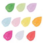 "Zlatka" Декоративные элементы DLF-03 лист 2.7 x 1.9 см 10 х 10 шт