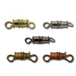 "Zlatka" Замок для бус "винт-бочонок" DMB-01 14 х 4 мм 50 шт ±2 шт СК/Распродажа