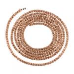 "FAYCRAFT" Цепочка вязаная декоративная SCJ 3 мм 1 м СК/Распродажа