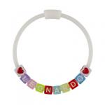 "Zlatka" Браслет пластиковый RBP 17 см 10 шт СК/Распродажа