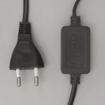 Светодиодная фигура «Ёлка со звёздами», 47 ? 71 см, дюралайт, 288 LED, 220 В, мерцание, свечение зелёное/белое