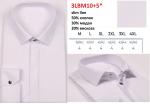 3LBM10+5* Сорочка муж. длин. рукав, полупритал., белый, BROSTEM