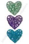 Декор "Сердечко" 12 см, в ассортименте Уценка (плохой прокрас)