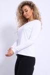 Лонгслив "Селин", реглан (белый)