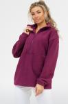 Толстовка "Вилена", флис (бордовый)