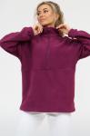 Толстовка "Вилена", флис (бордовый)