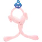 Наушники меховые с двигающимися ушками Salon Teplo , зайка, цвет розовый раф, ( подвес Ultramarine)