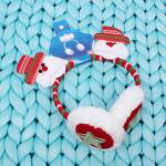 Наушники меховые Salon Teplo , Дед Мороз, цвет красный, ( подвес Ultramarine)