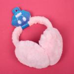 Наушники меховые складные Salon Teplo, цвет розовое кружево,( подвес Ultramarine)