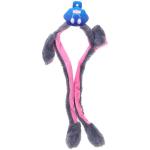 Наушники меховые светящиеся с двигающимися ушками Salon Teplo , зайка, цвет серый, ( подвес Ultramarine)