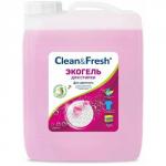 Гель для стирки Clean&Fresh для цветного в термоусадке 5000 мл.