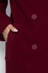 Пальто Я в теме (бордовое) Б12485-7