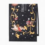 Дорожка на стол Этель Fairy tale 30?70 см, 100% хлопок, саржа 190 г/м?, чёрная